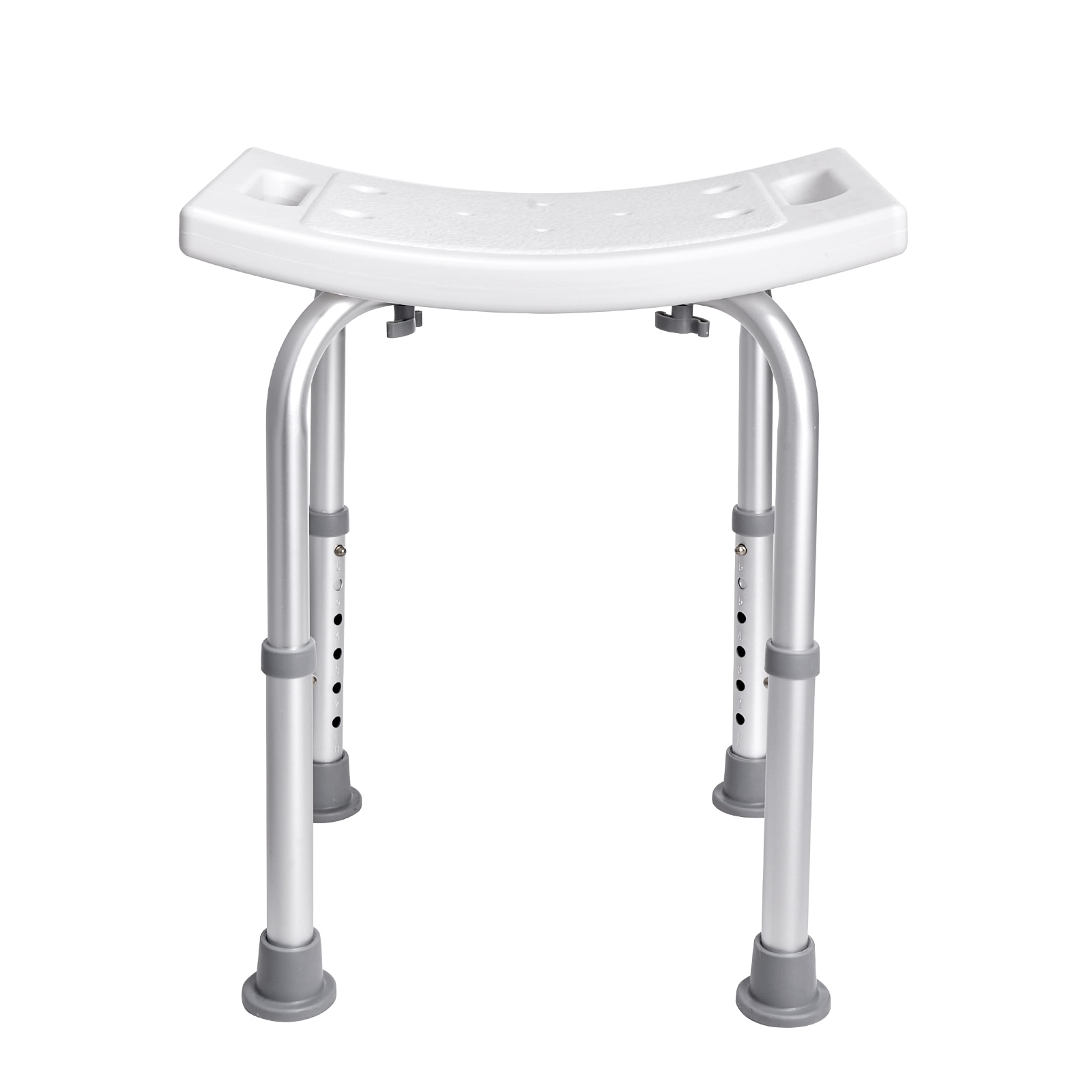 Adjustable Shower Chair With Handles And Non-slip Seat For Elderly_voghion.com